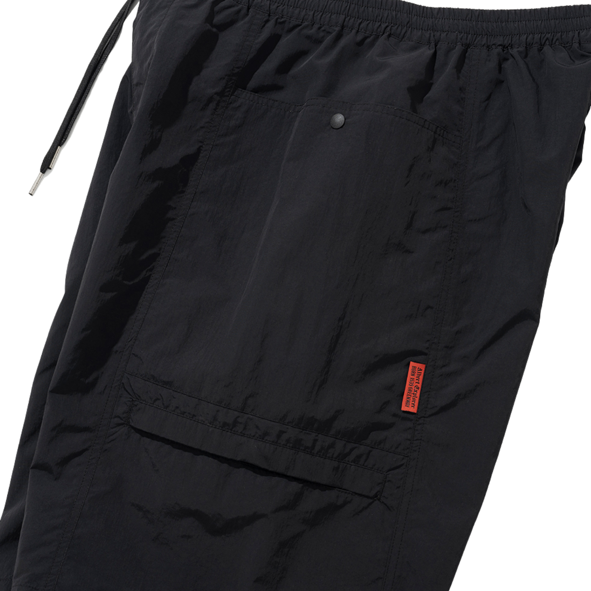 Uniform Bridge Ae Nylon 3POCKET Short Pants — Black — view 7
