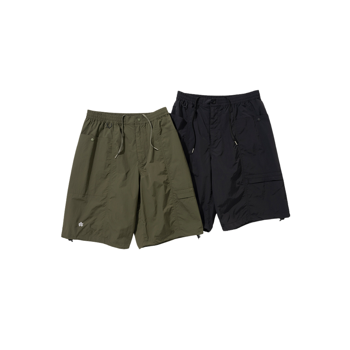 Uniform Bridge Ae Nylon 3POCKET Short Pants — Black — view 3