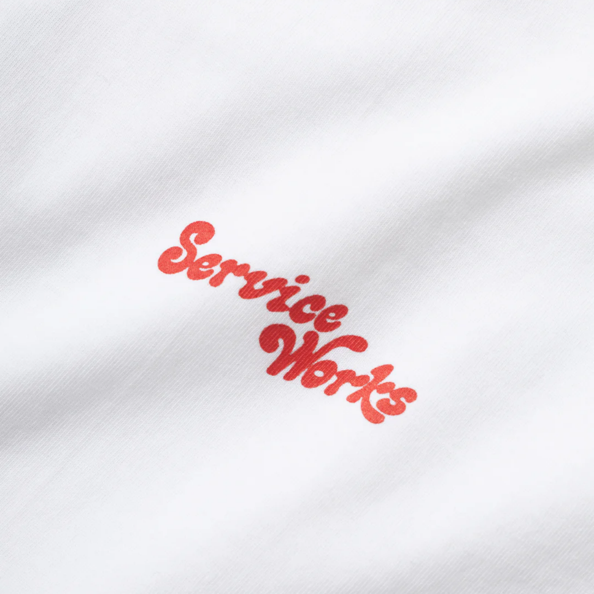 Service Works Work + Pleasure T-Shirt — White — view 4
