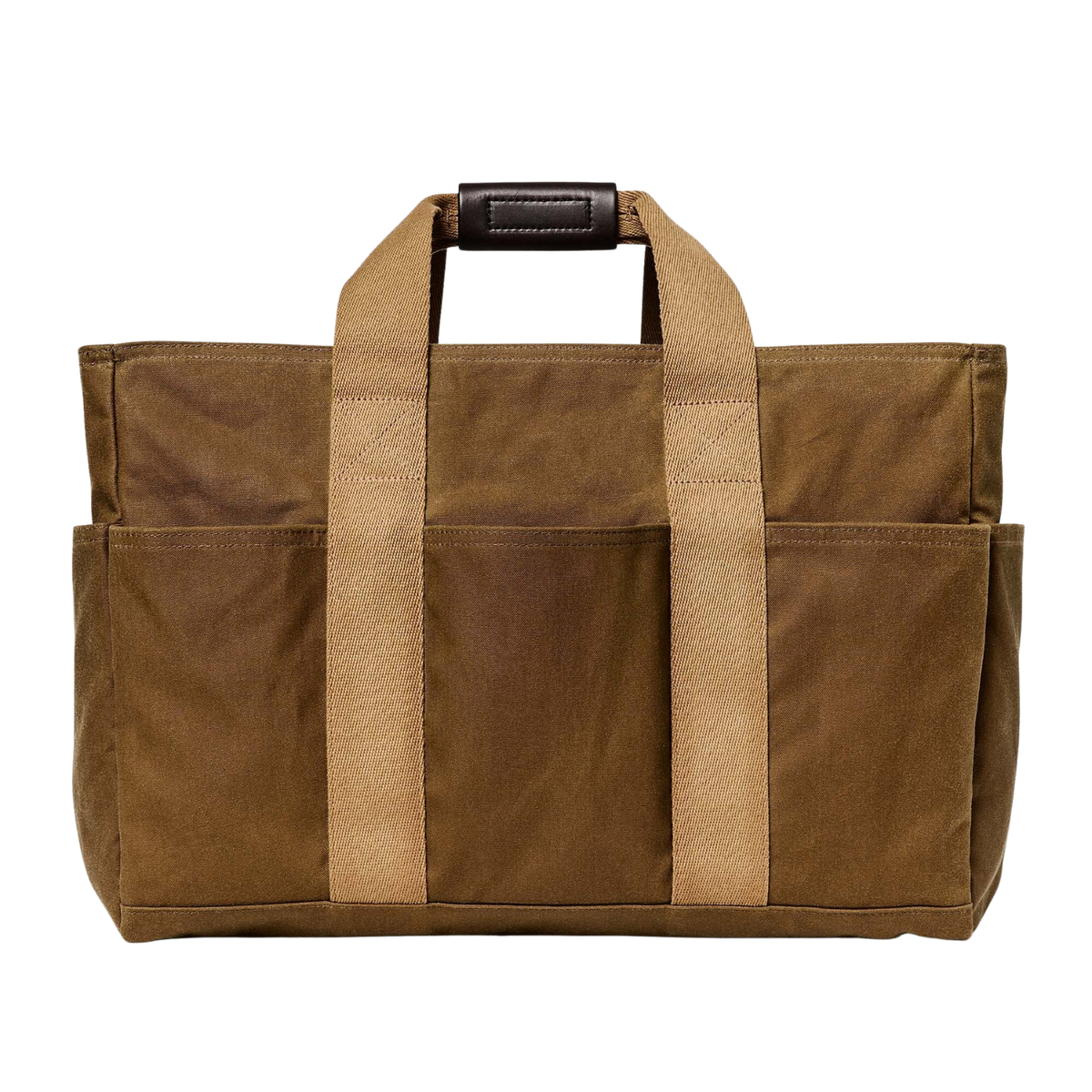 Filson Tin Cloth Supply Tote — Dark Tan — view 2
