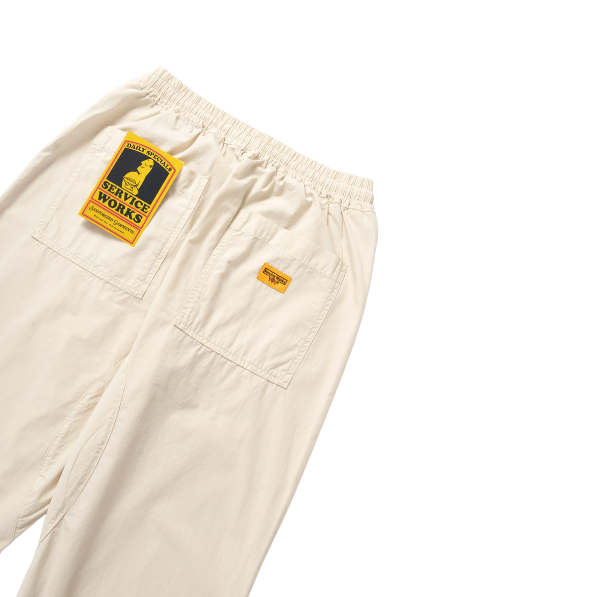 Service Works Poplin Chef Pant — White Oak — view 5