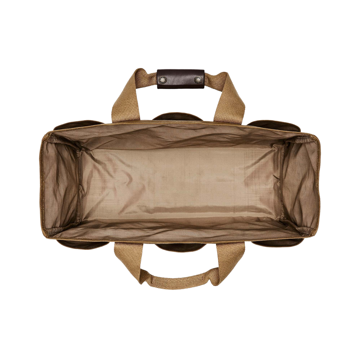 Filson Tin Cloth Supply Tote — Dark Tan — view 4