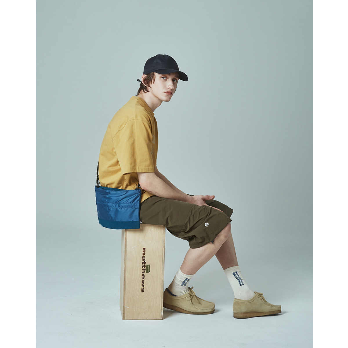 Uniform Bridge Ae Nylon 3POCKET Short Pants — Olive — view 6