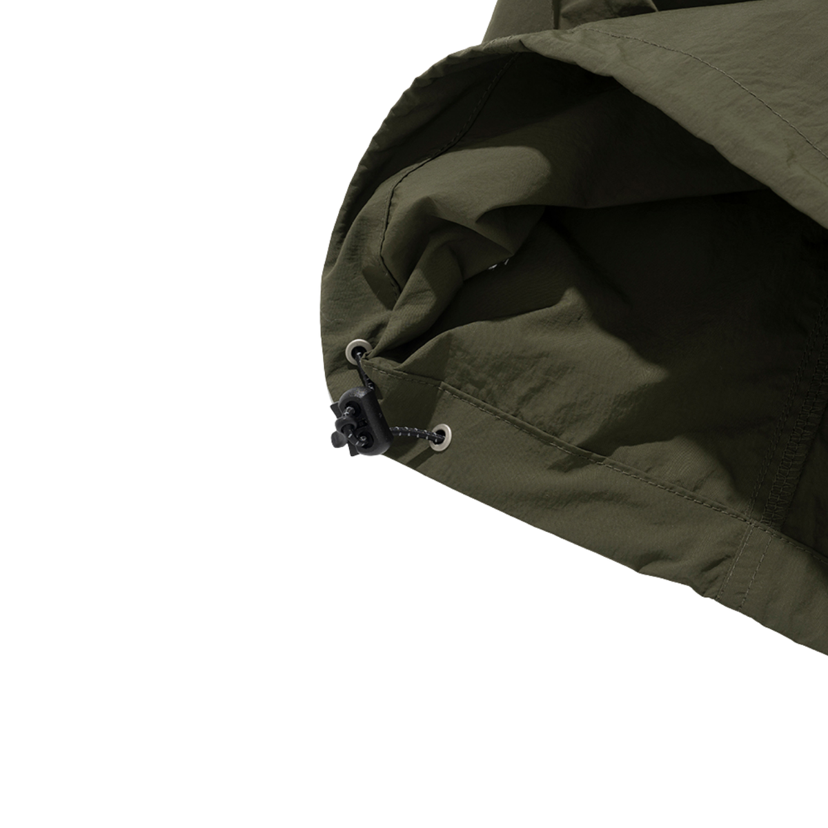 Uniform Bridge Ae Nylon 3POCKET Short Pants — Olive — view 9