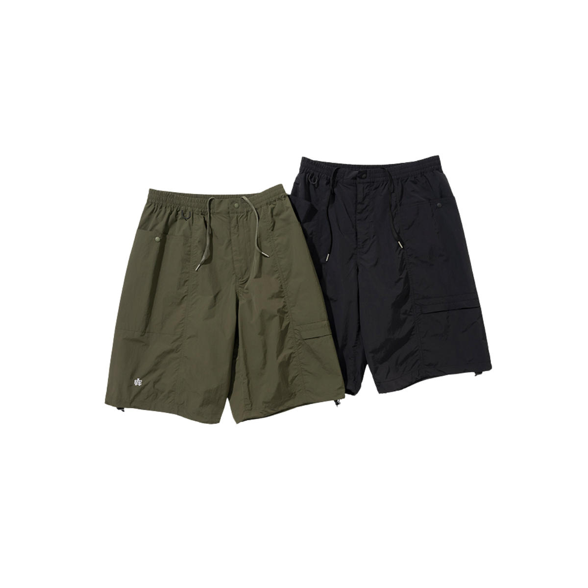 Uniform Bridge Ae Nylon 3POCKET Short Pants — Olive — view 3