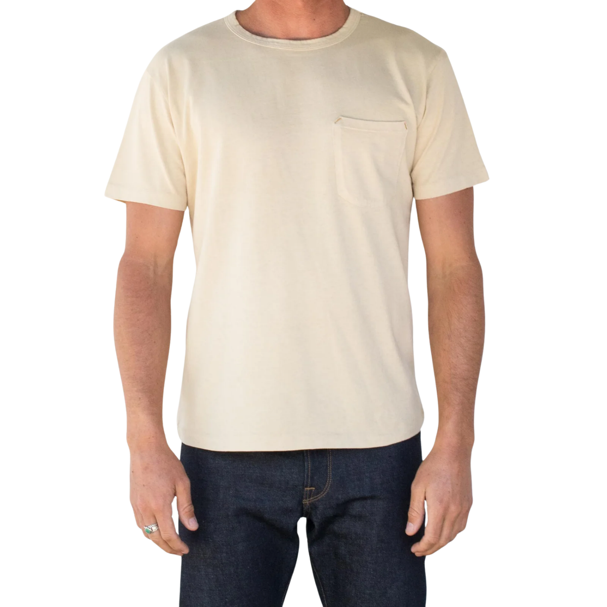 Freenote 9 Ounce T-Shirt — Cream — view 2
