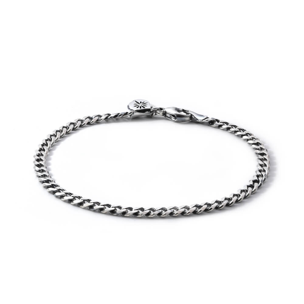 Saad Kihei Chain Bracelet Slim 19cm — front view