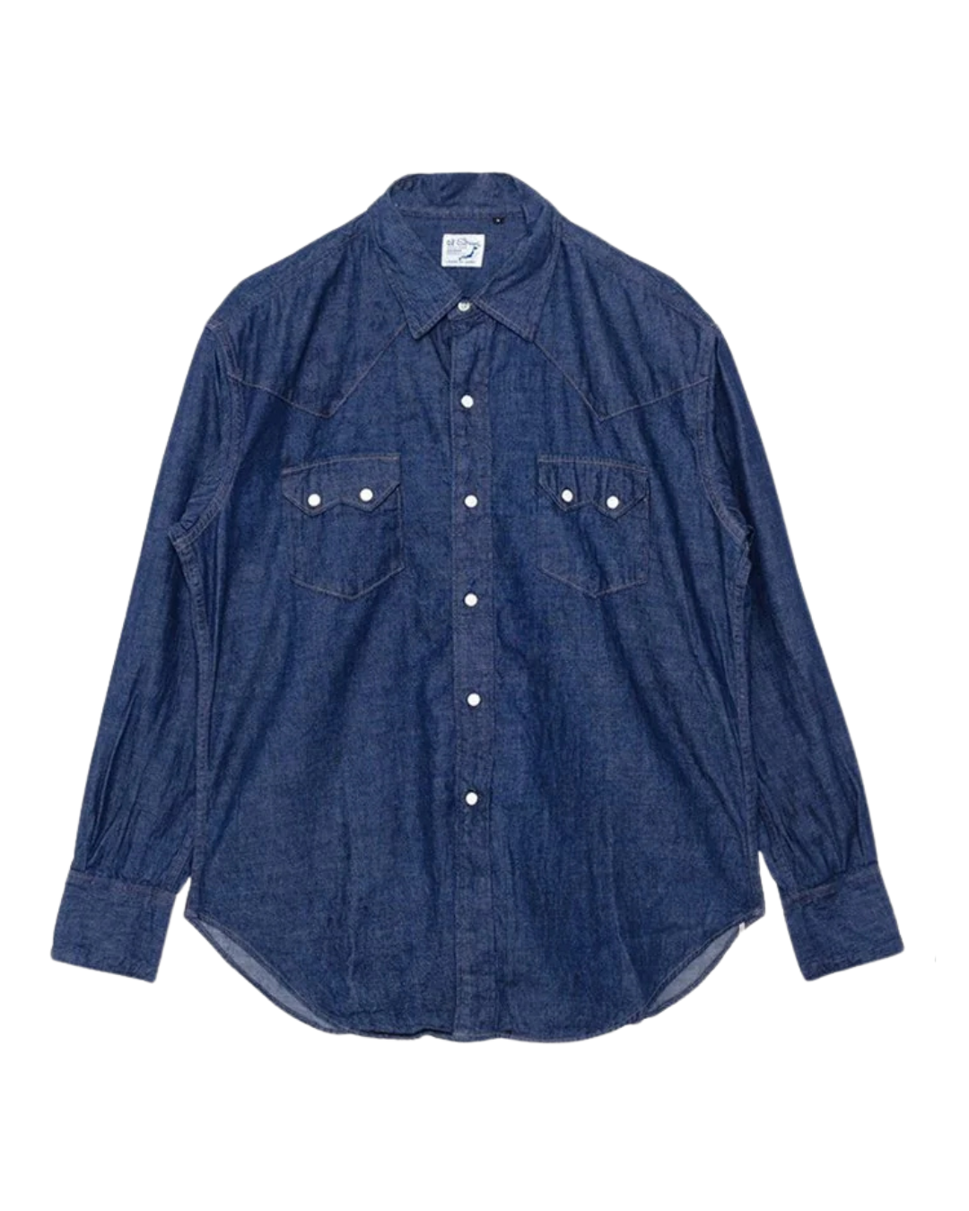 orSlow Western Shirt — One Wash — front view