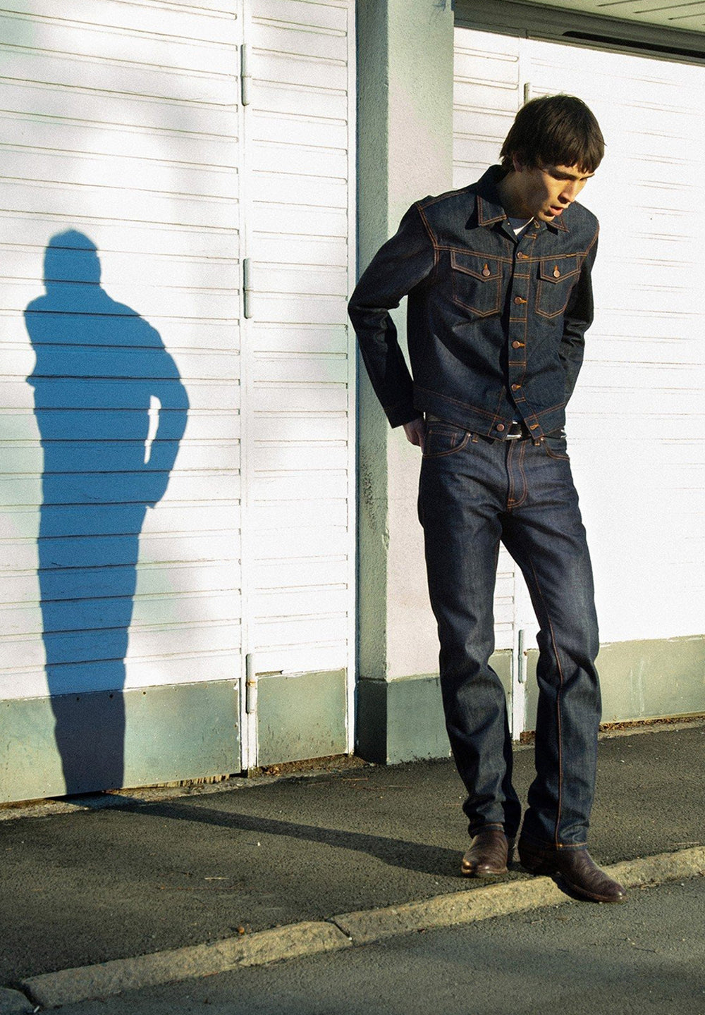 Nudie Jeans Slim Jim Dry Streaky — view 2