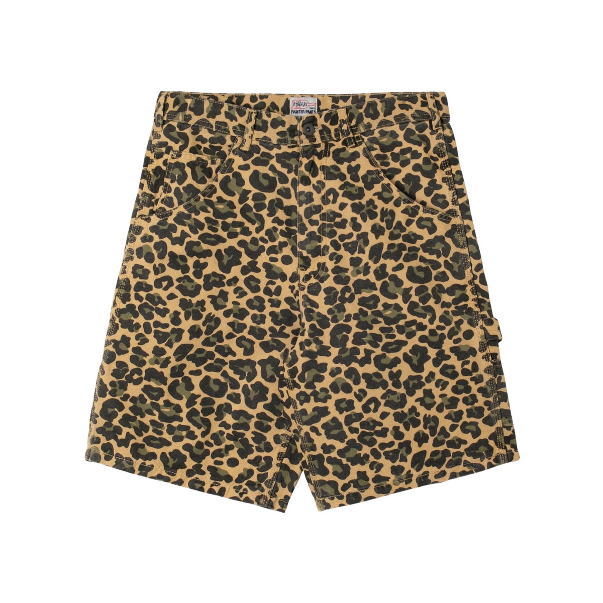 Stan Ray Big Job Short — Leopard Camo — front view