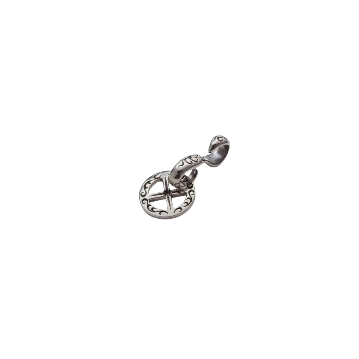 Saad Arabesque Medicine Wheel Silver 925 Pendant Top — No Color — view 2