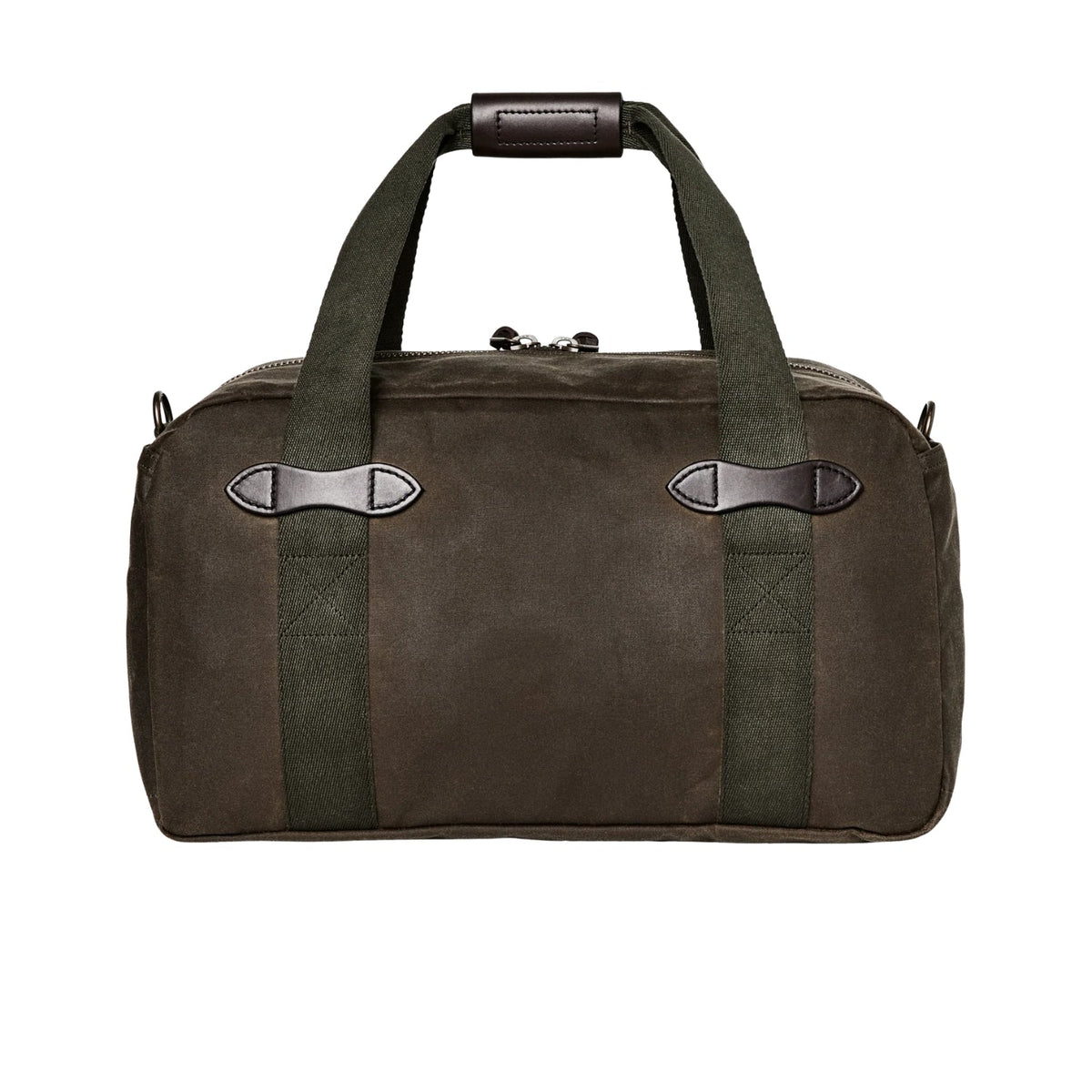 Filson Small Tin Cloth Duffle Bag — Otter Green — front view