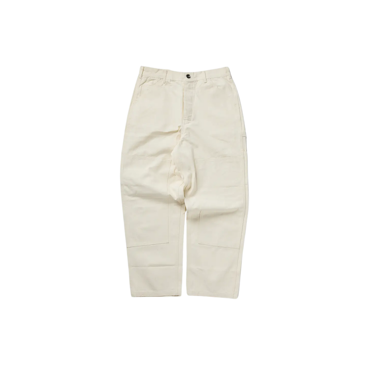 Legs Co Double Knee Painter Pants — Off White — front view