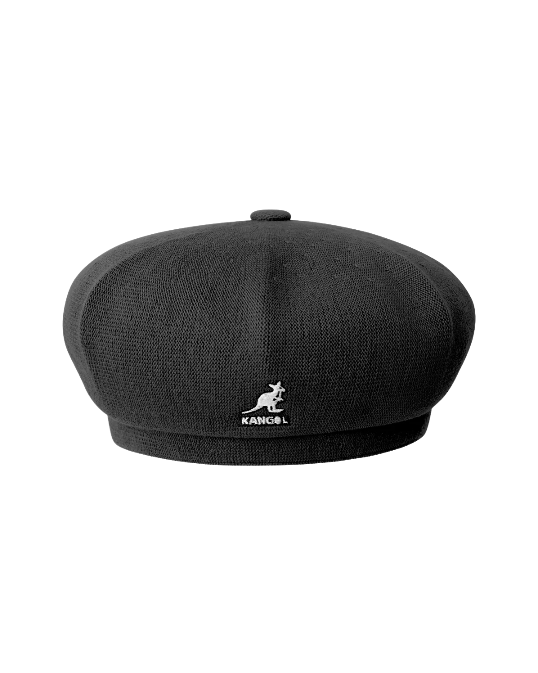 Kangol Bamboo Jax Beret — Black — front view
