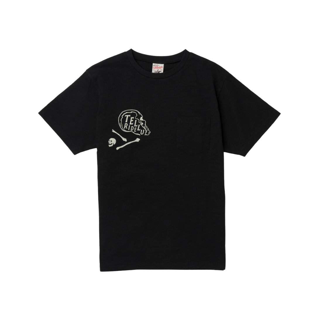 Telluride - Death Drifter Slub Pocket Tee — Black — front view