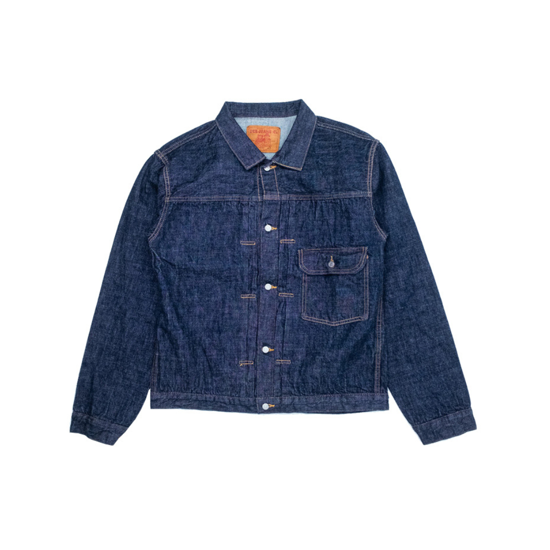 TCB Jeans '20s Jacket — Indigo — front view