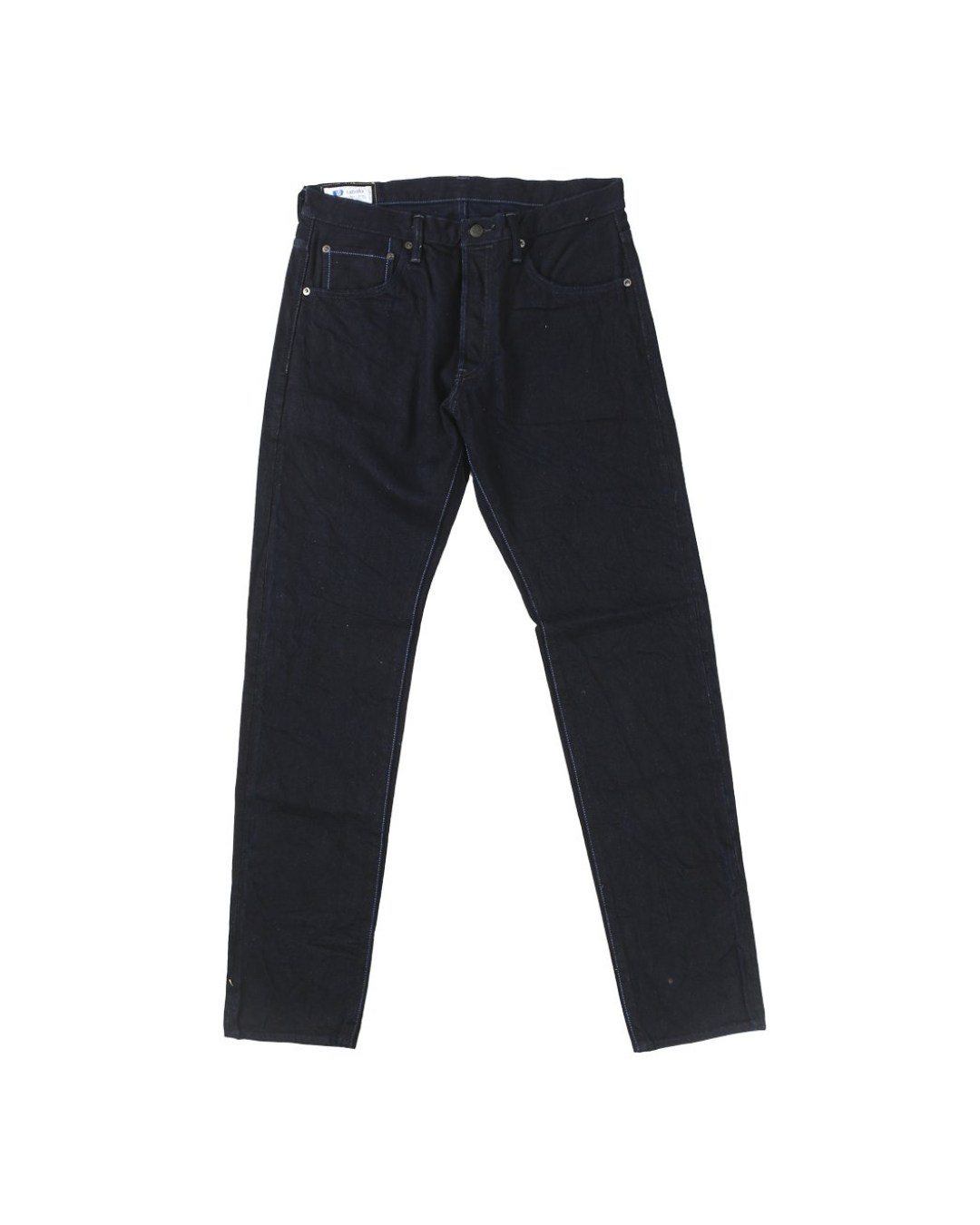 Tanuki Id High Tapered — Indigo X Indigo — front view