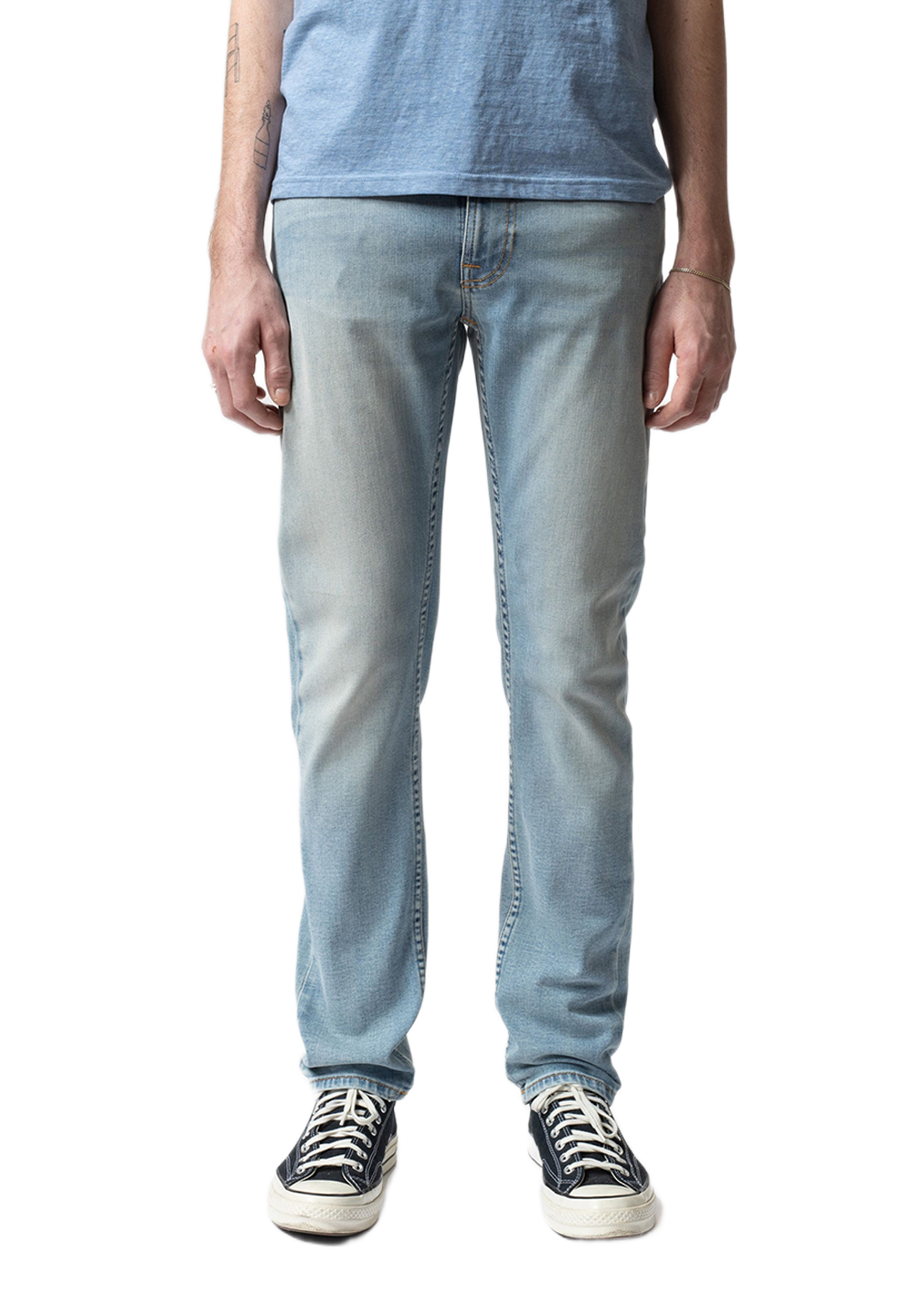 Nudie Jeans — Lean Dean Moonstone — front view