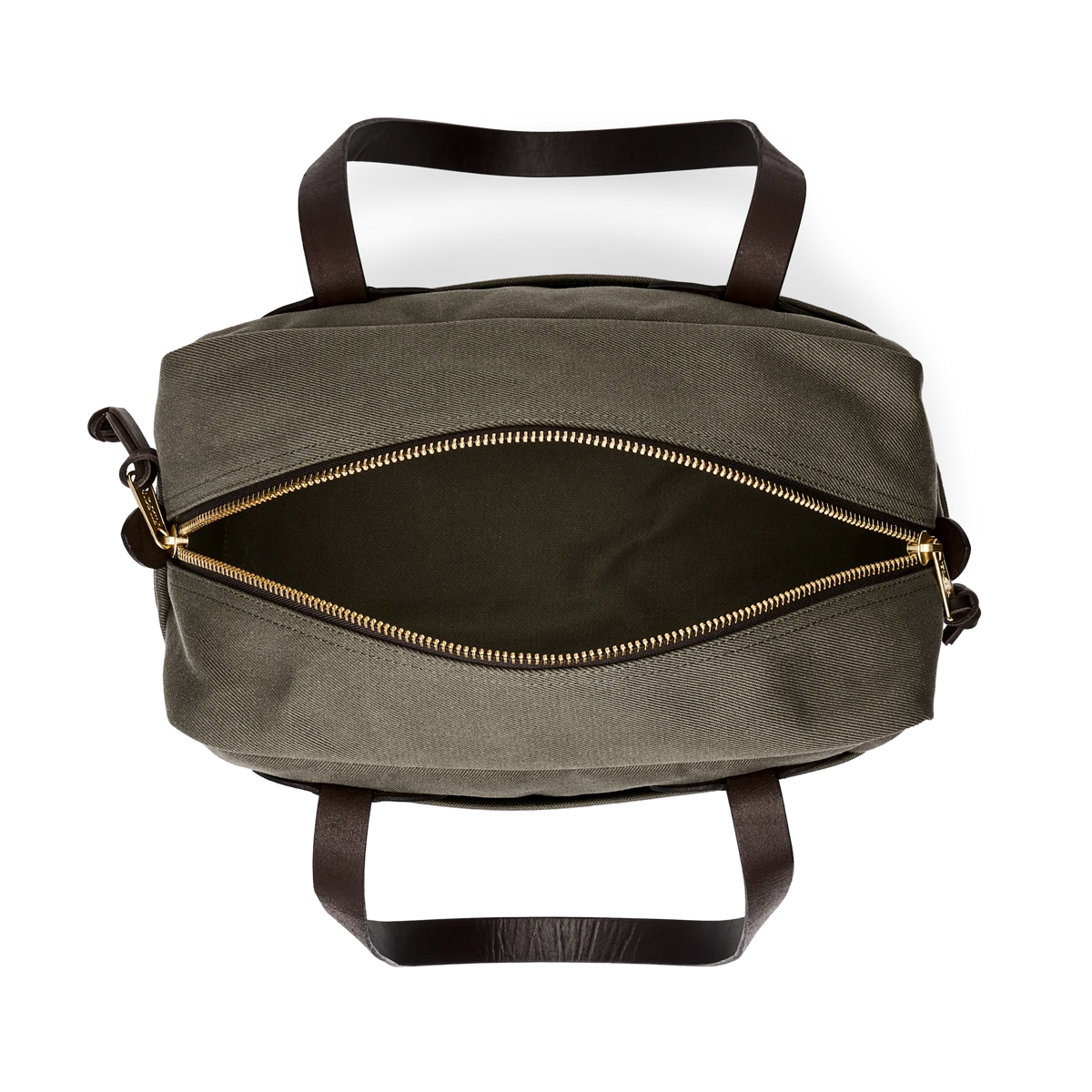 Filson Rugged Twill Zipper Tote Bag — Otter Green — view 6