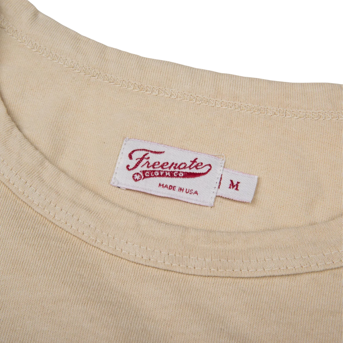 Freenote 9 Ounce T-Shirt — Cream — view 4