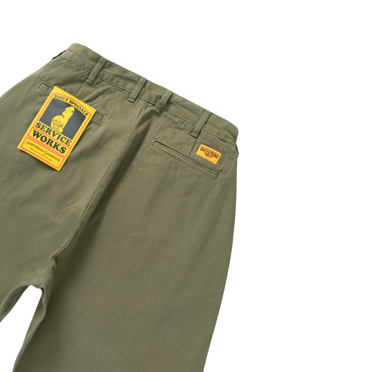 Service Works Drill Part Timer Pant — Olive — view 5