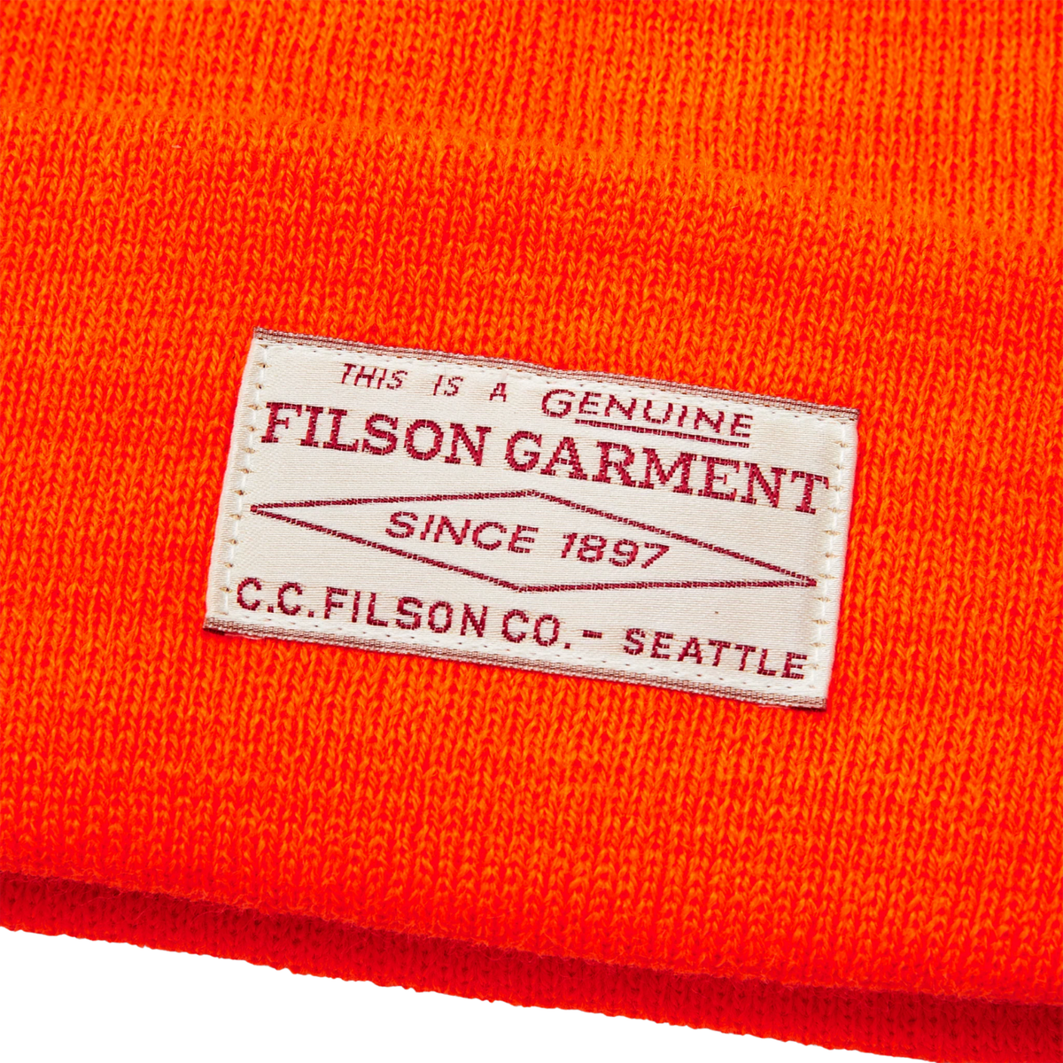 Filson Ballard Watch Cap — Blaze — view 2