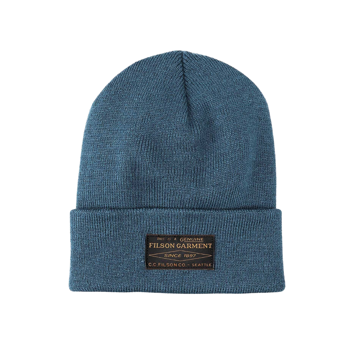 Filson Ballard Watch Cap — Dark Cobalt — front view