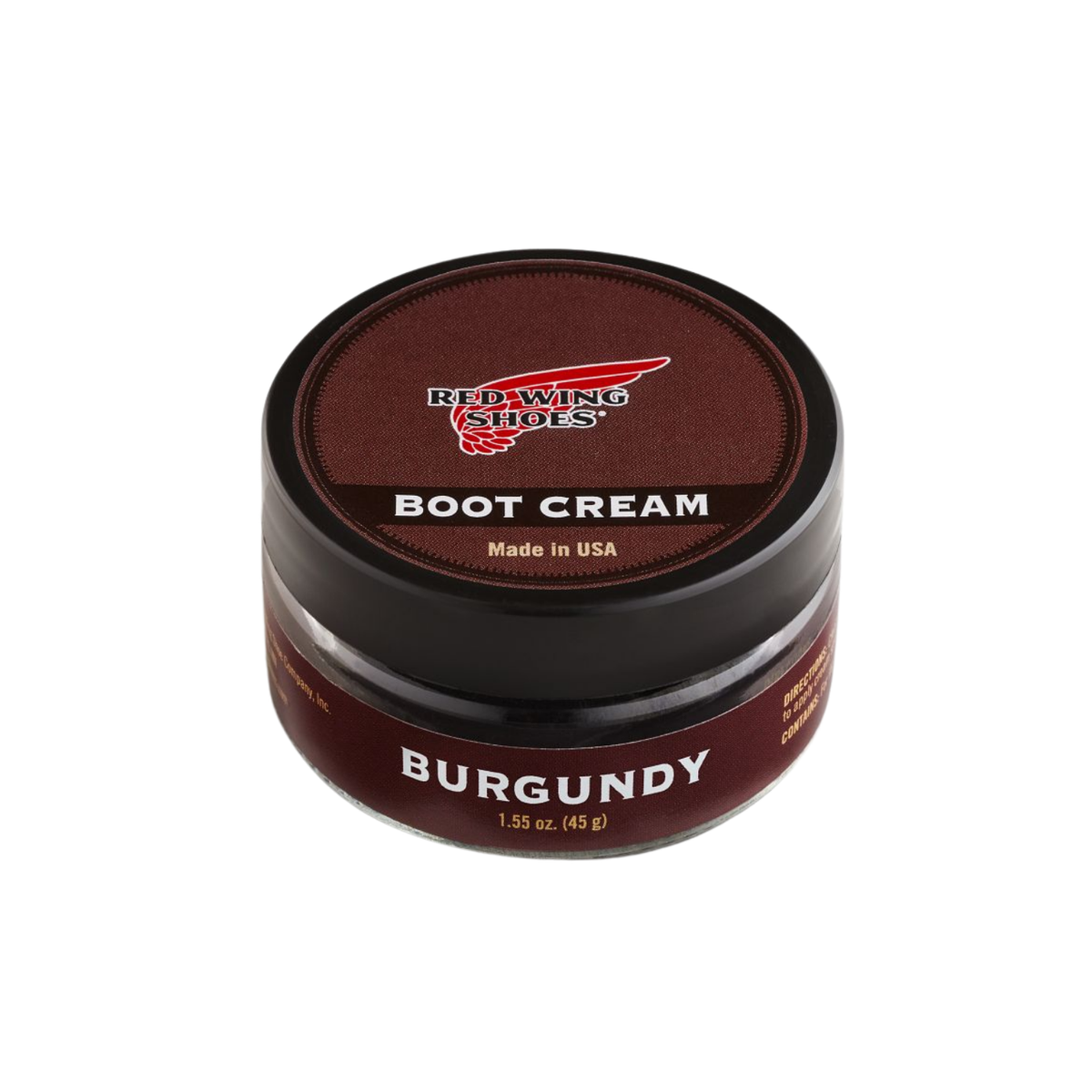 Red Wing 97113 Bootcream — Burgundy — front view