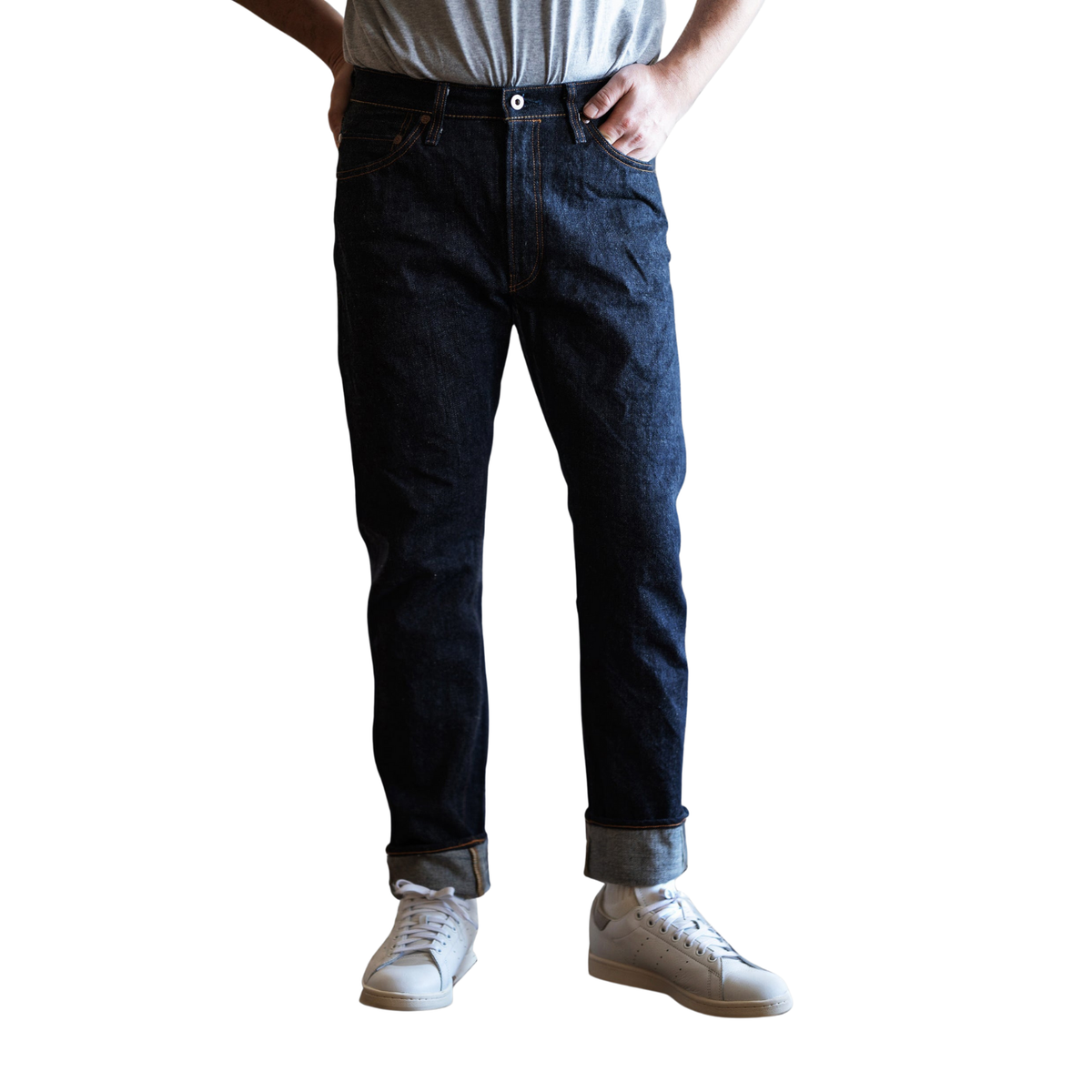 Big John M104G 23oz Selvedge Denim Straight Fit — Indigo — view 2