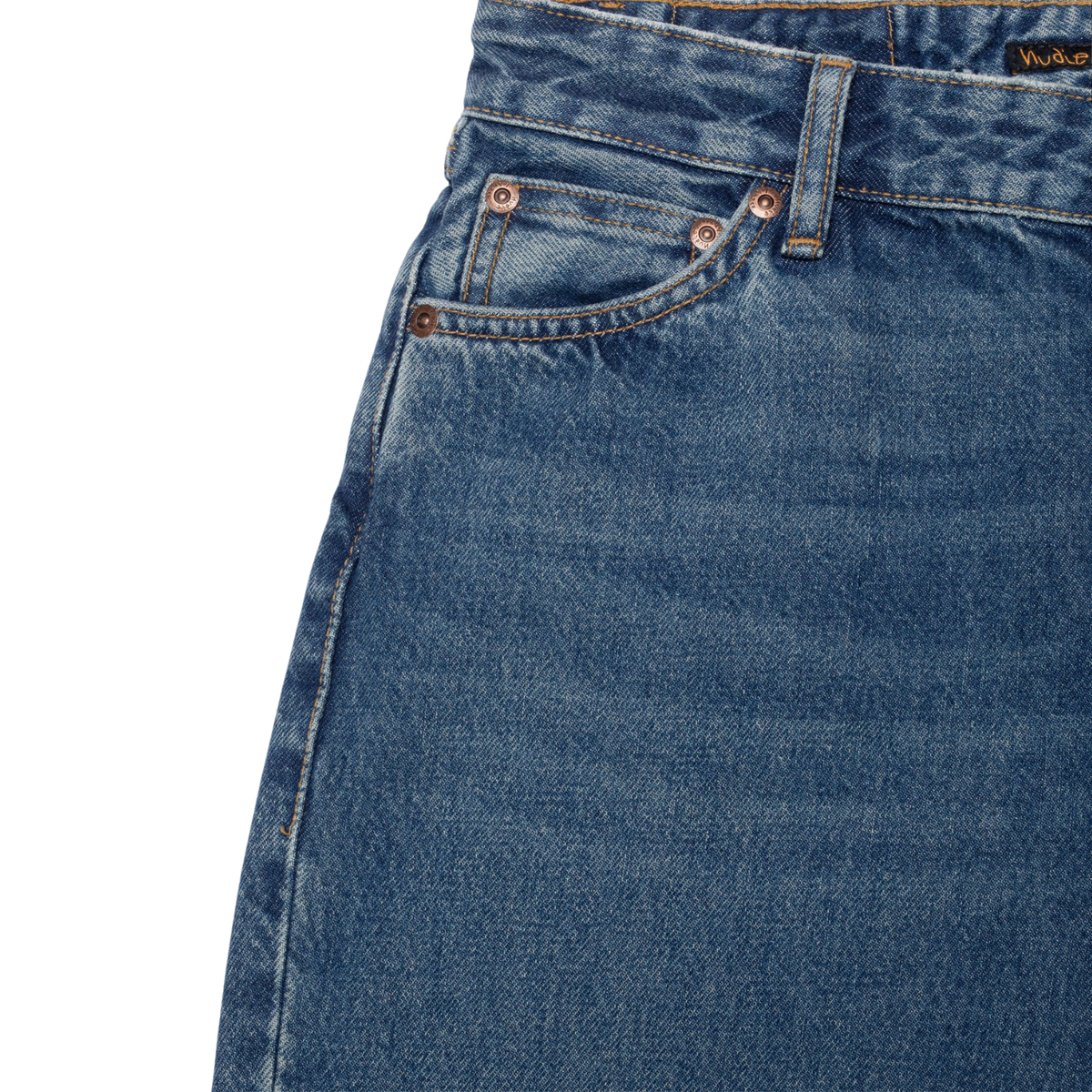 Nudie Wide Heidi — Blue Days Gusset — view 6