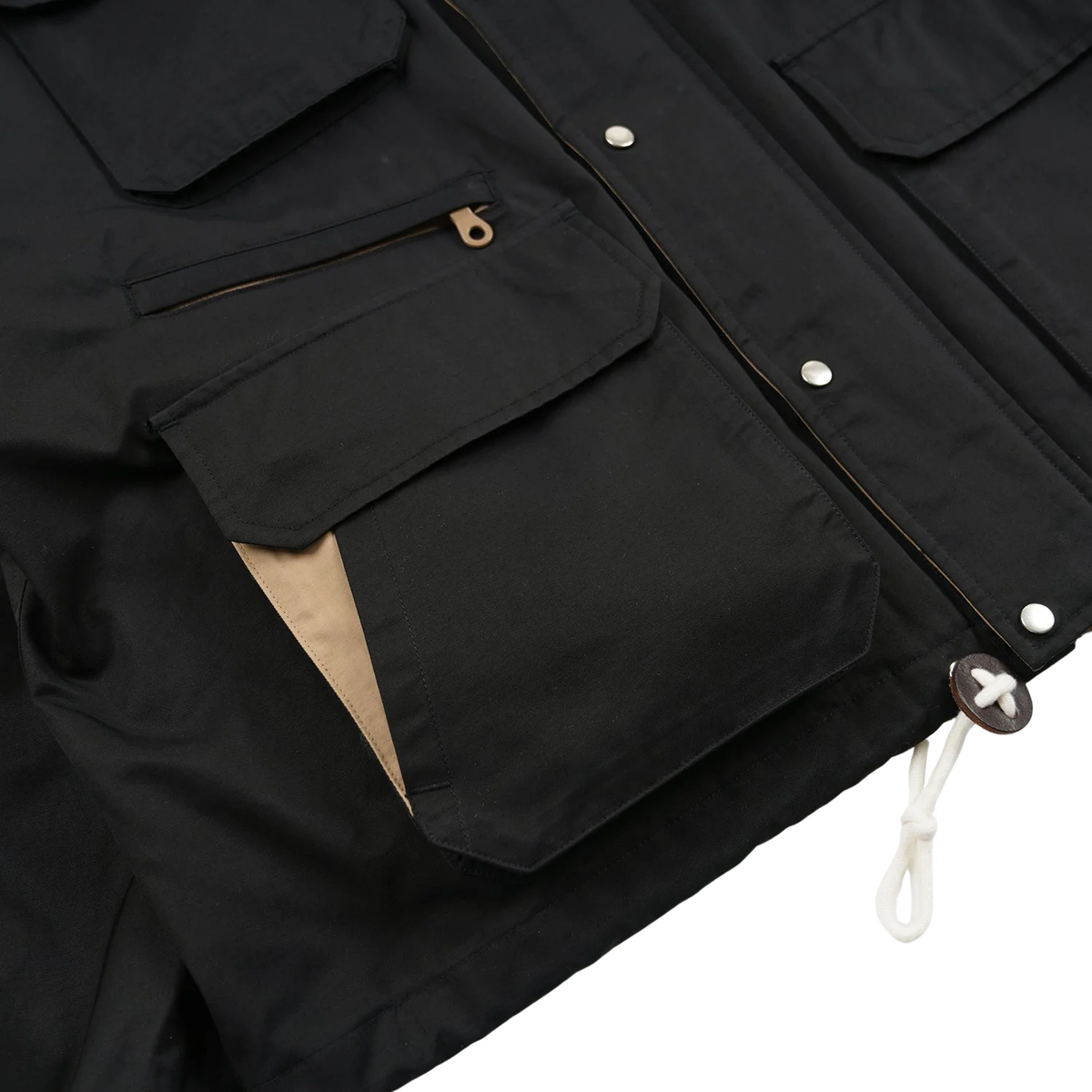 Frizm Works Wading Hooded Parka — Black — view 5
