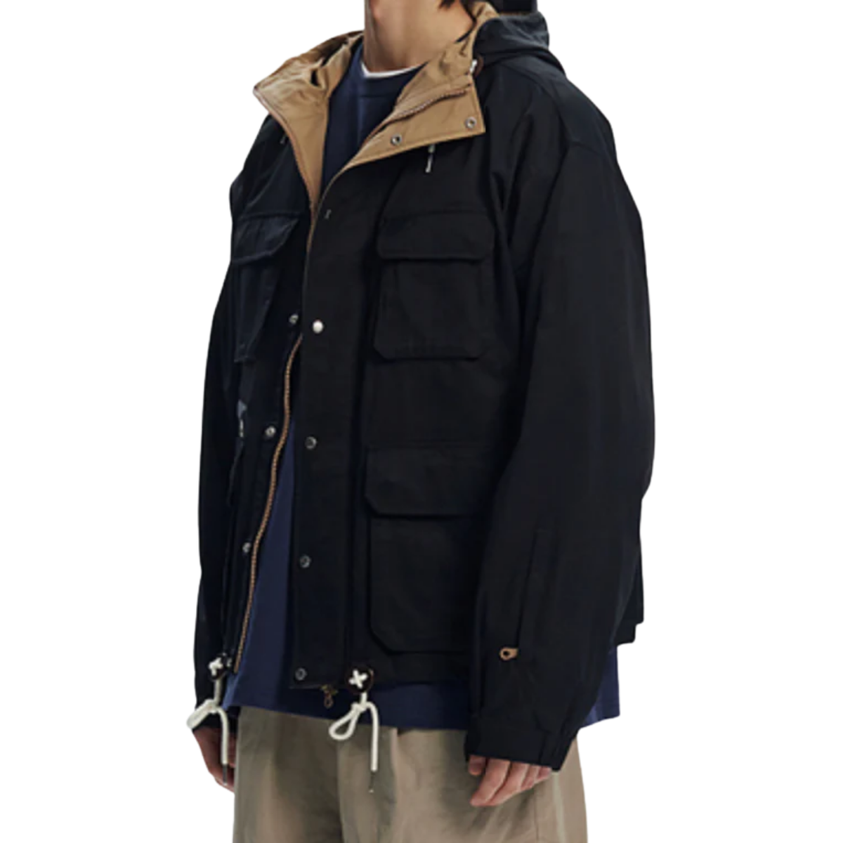 Frizm Works Wading Hooded Parka — Black — view 9