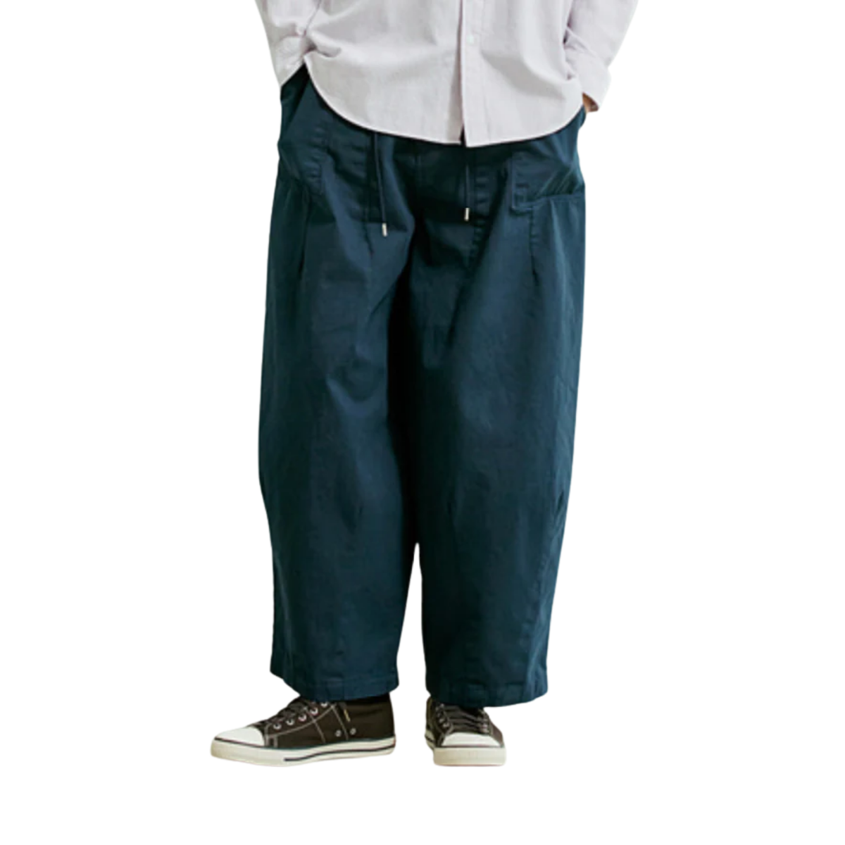 Frizm Works Twill Balloon Pants — Navy — view 4