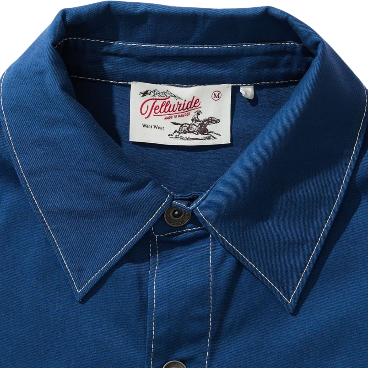 Telluride Chore Coat — Industrial Blue — view 3