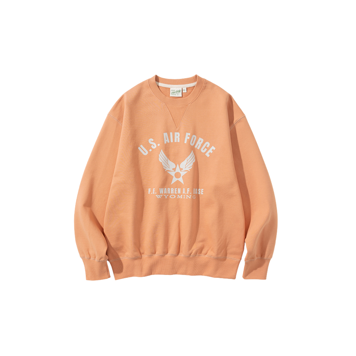 Uniform Bridge Air Force Sweatshirts — Coral — front view