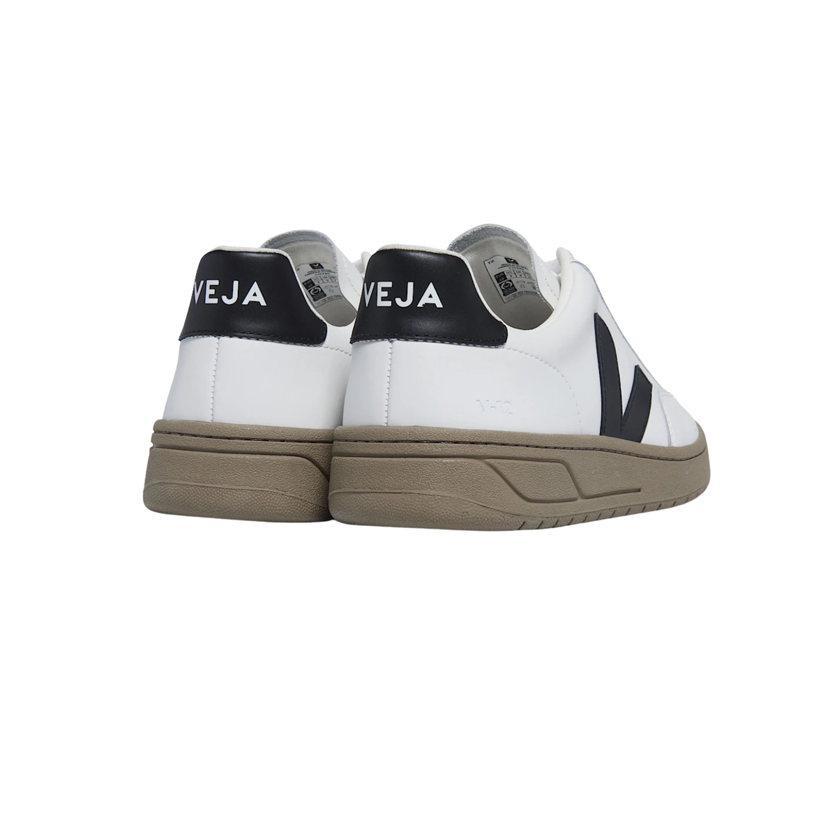 Veja V-12 — Extra-White/Black/Dune — view 3