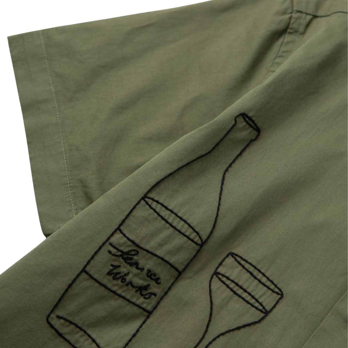 Service Works Light Twill Picnic Shirt — Olive — view 5