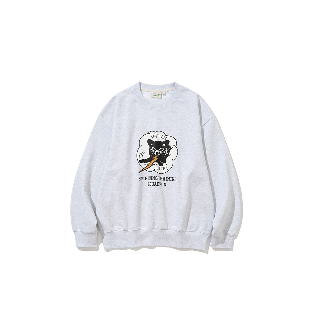 Uniform Bridge Spitten Kitten Sweatshirts — 1% Melange — front view