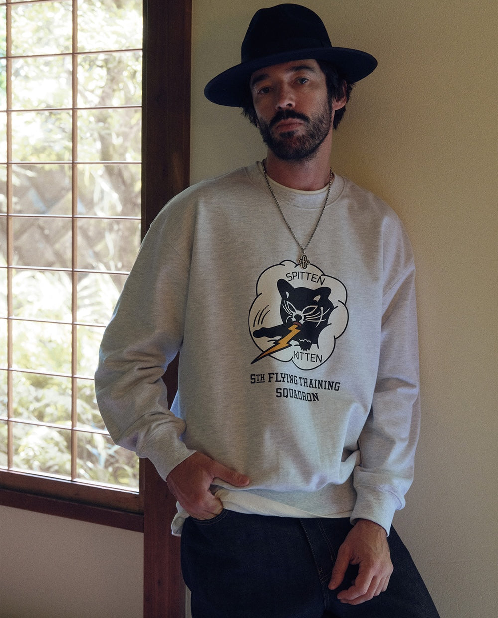 Uniform Bridge Spitten Kitten Sweatshirts — 1% Melange — view 7