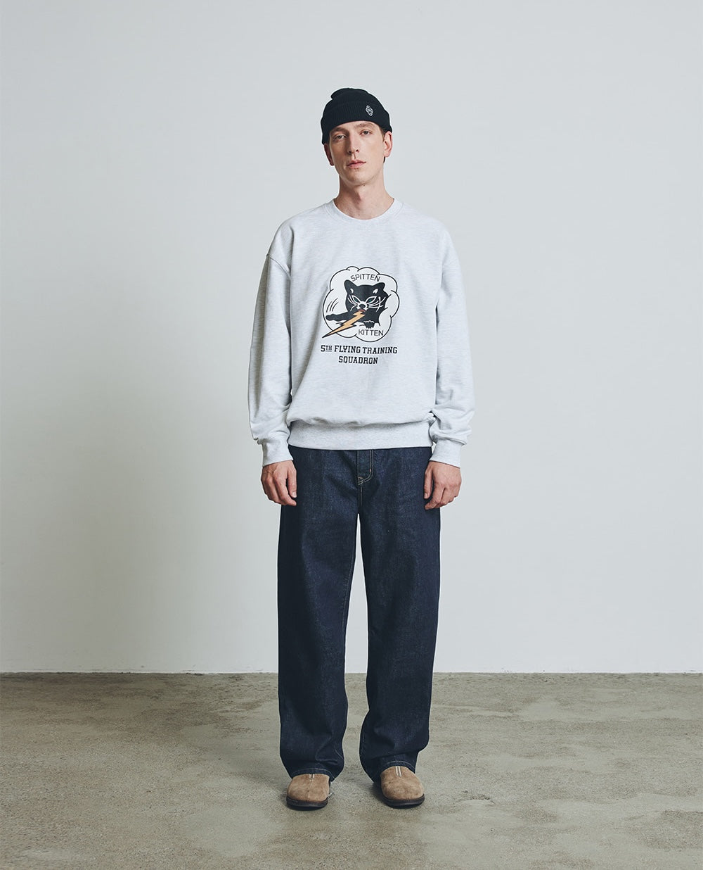 Uniform Bridge Spitten Kitten Sweatshirts — 1% Melange — view 2