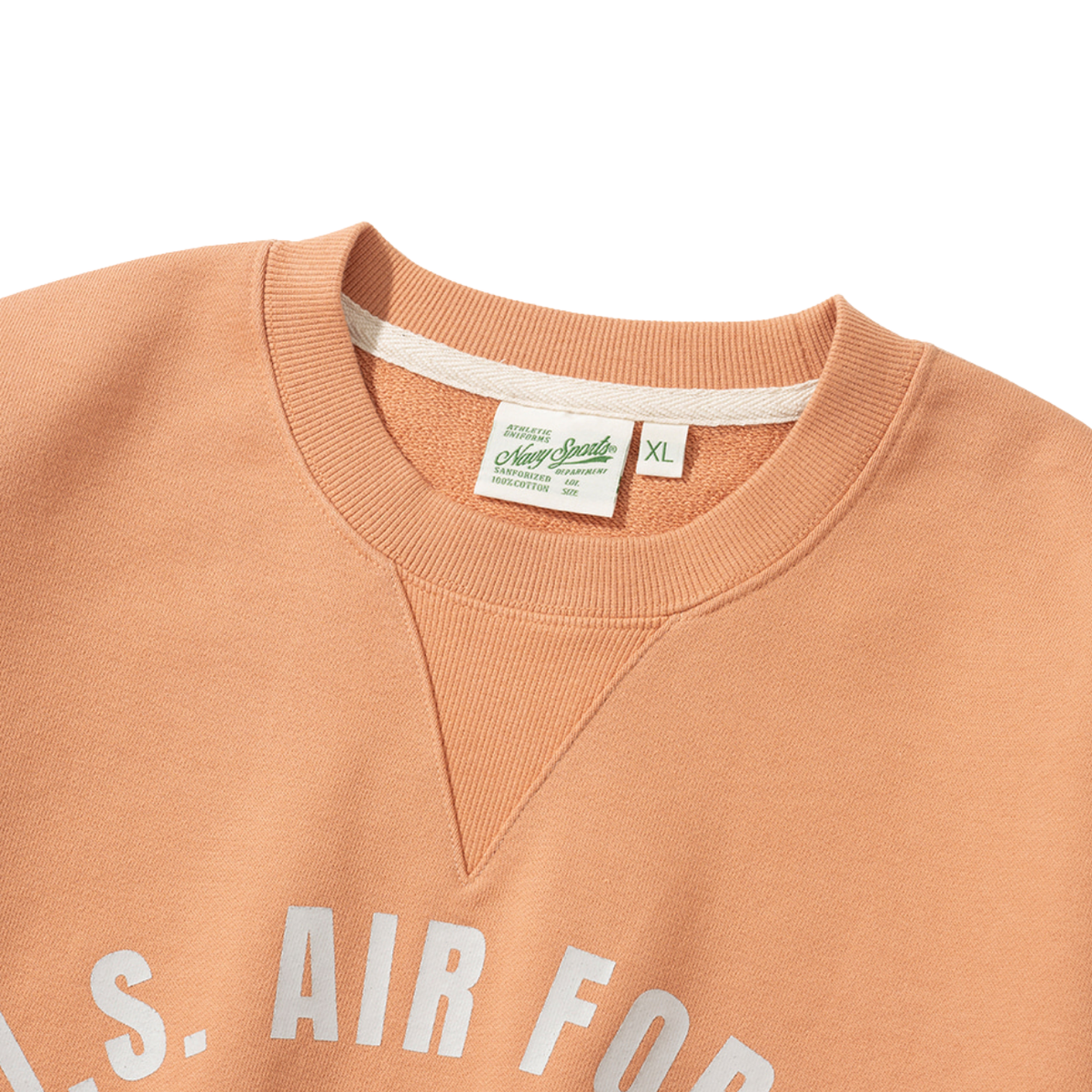 Uniform Bridge Air Force Sweatshirts — Coral — view 7
