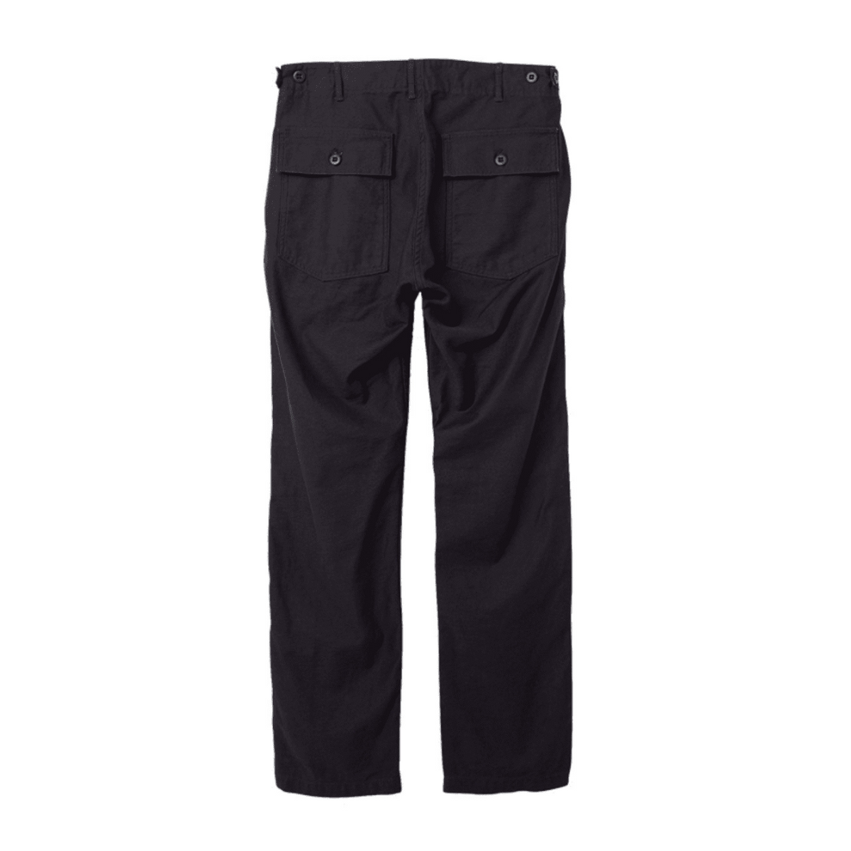 orSlow Slim Fit Fatigue Pants — Black — view 2