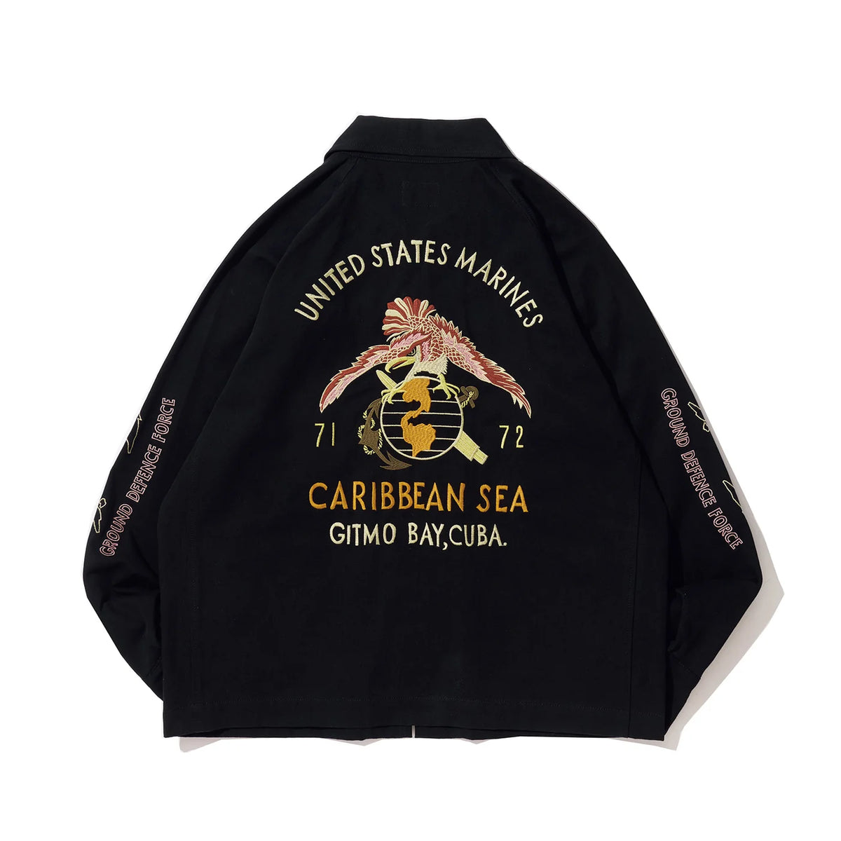 PHERROWS CUBAN SOUVENIR JACKET - BLACK