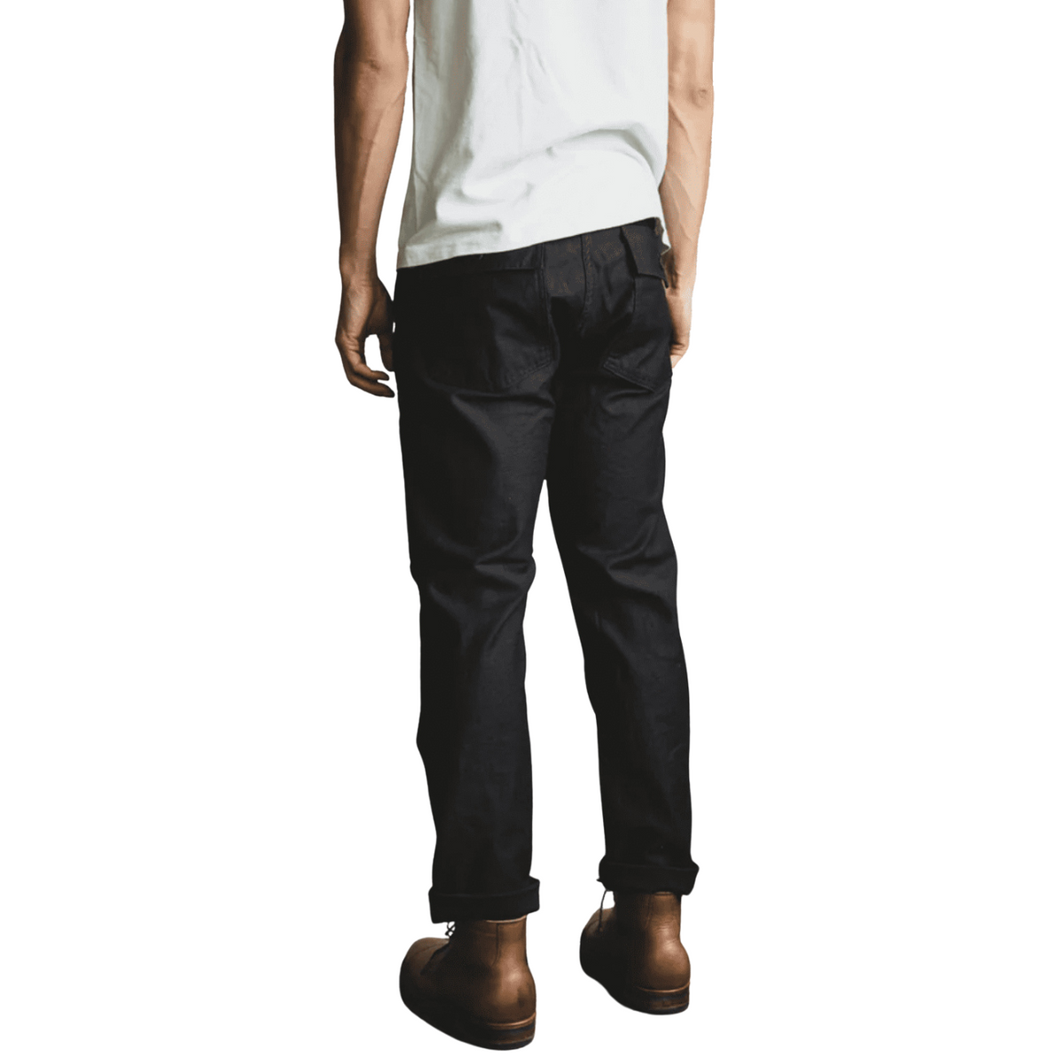 orSlow Slim Fit Fatigue Pants — Black — view 4