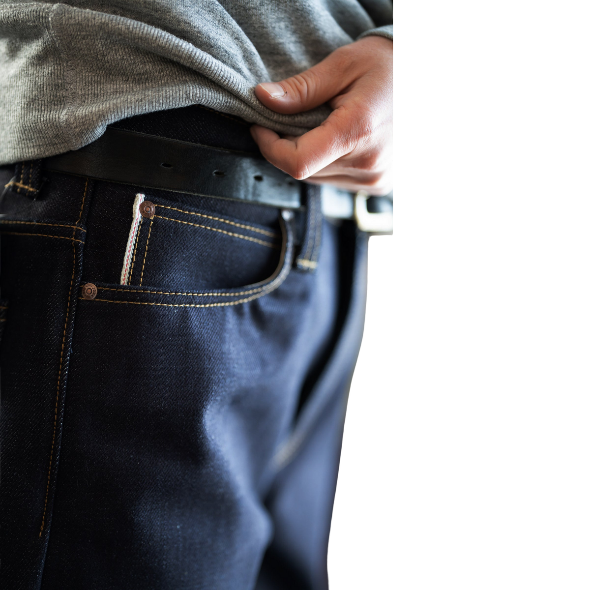 Big John M104G 23oz Selvedge Denim Straight Fit — Indigo — view 8