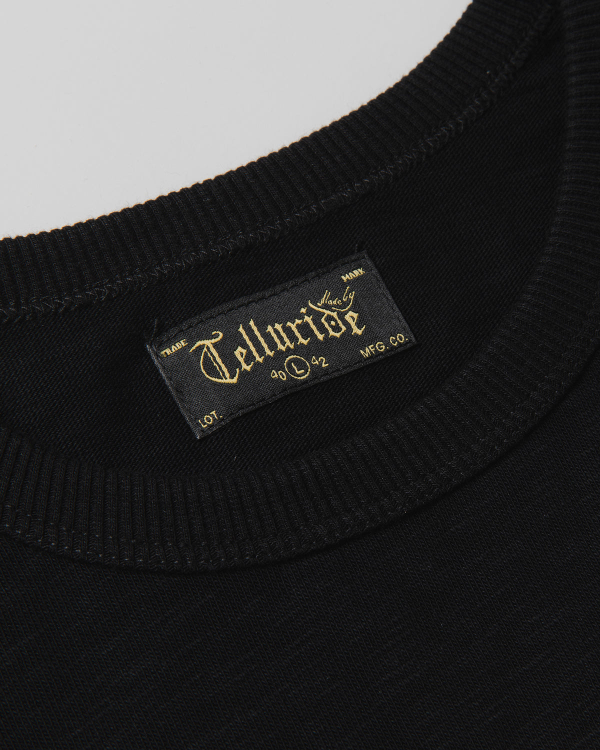 TELLURIDE MOTOR LOGO TEE - BLACK