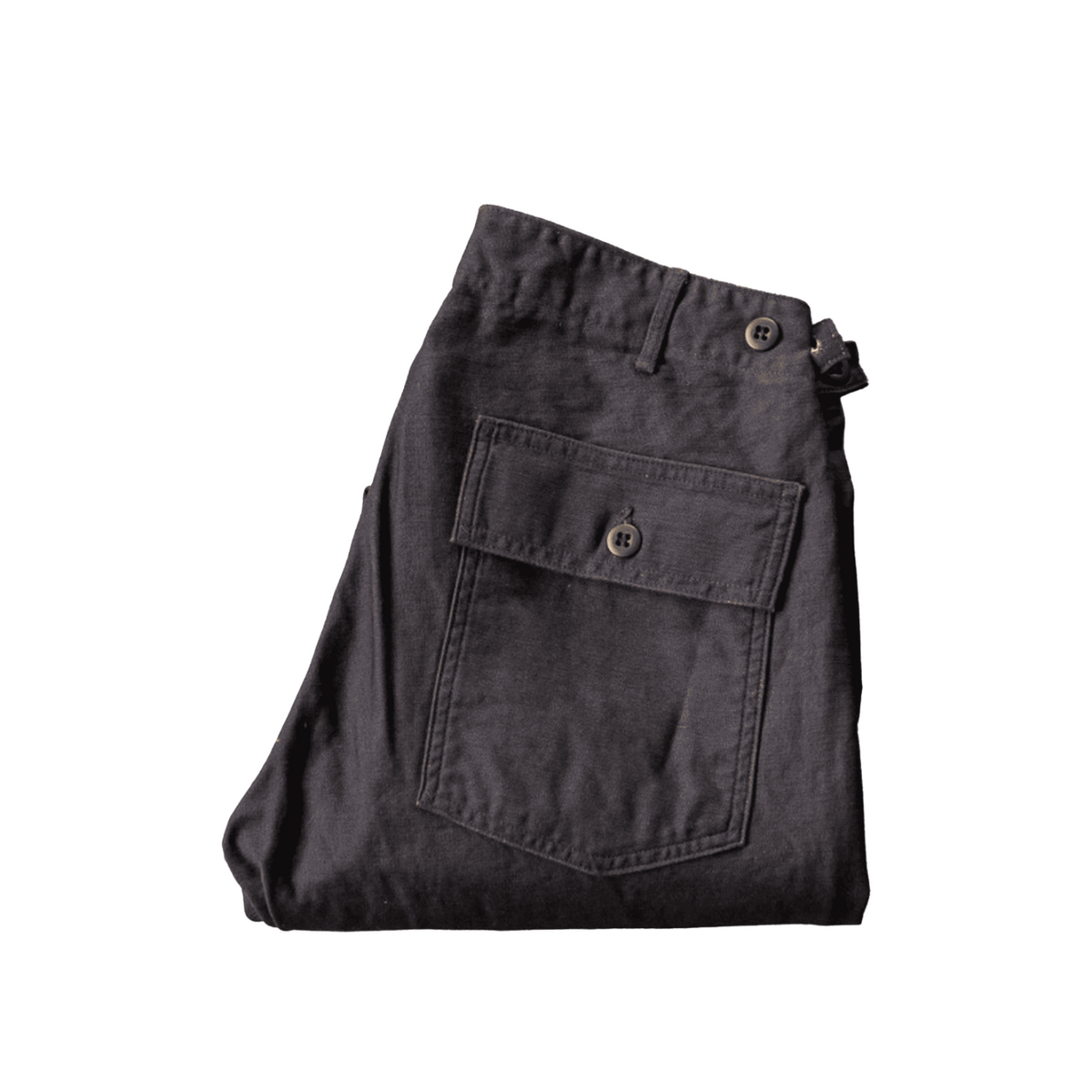 orSlow Slim Fit Fatigue Pants — Black — view 5