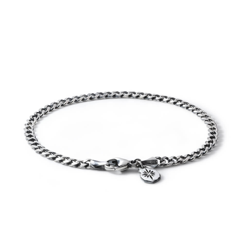 Saad Kihei Chain Bracelet Slim 21cm — front view
