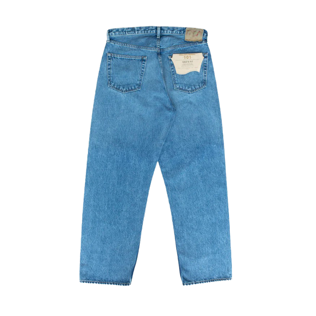 orSlow 101 Dads Fit Denim Pants — Denim Used — view 2
