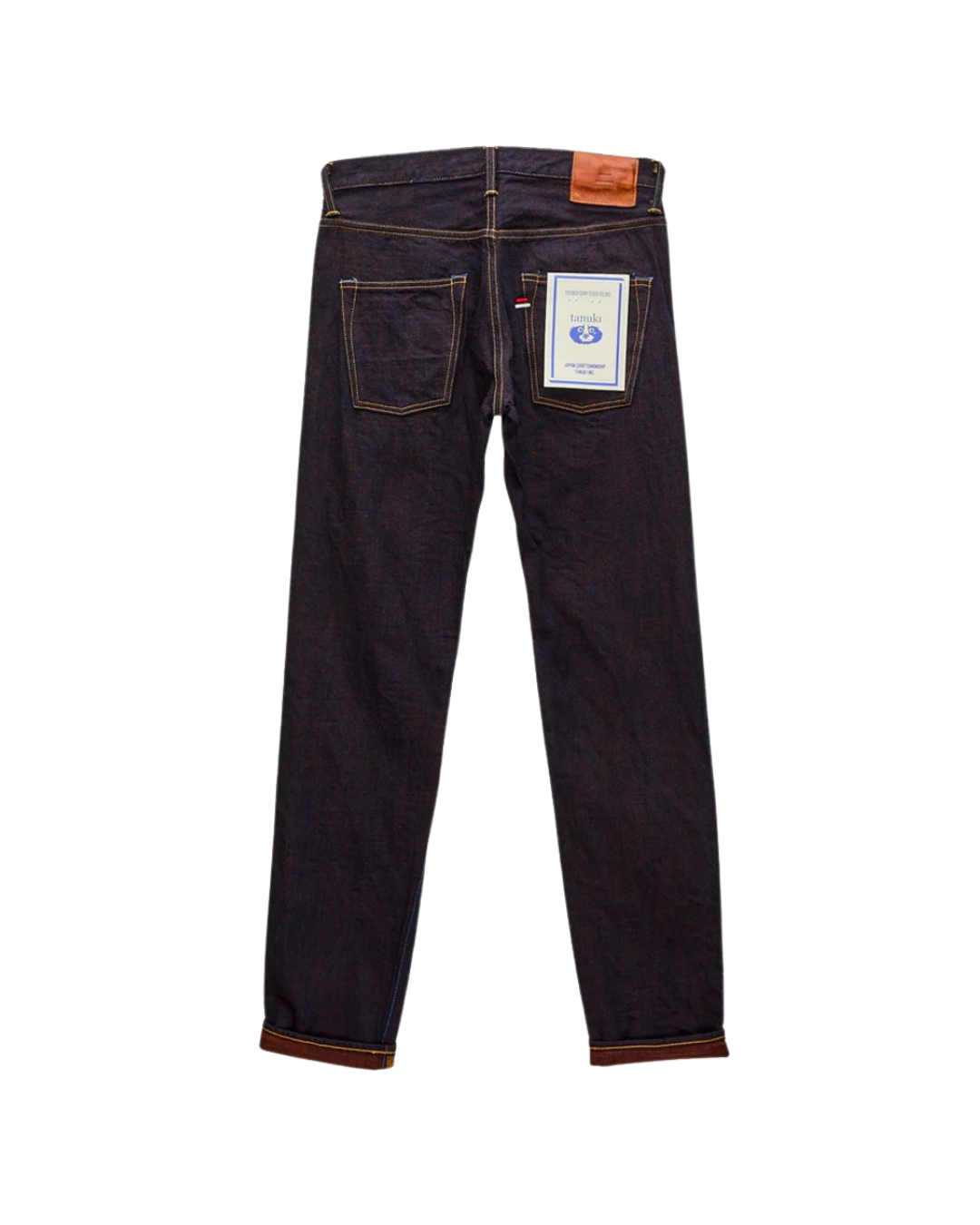 Tanuki Kakishibu High Tapered — Indigo X Kakishibu — view 2
